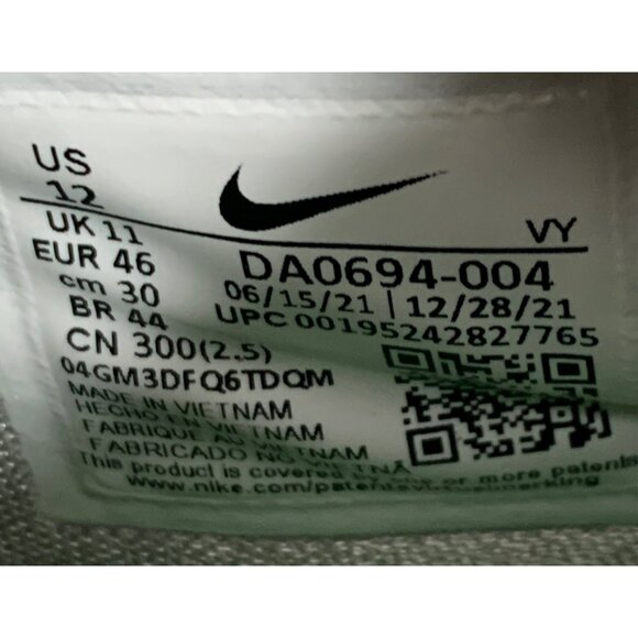 Mens 12 Nike Zoom Air Freak Grey Athletic Shoes EUC DA0694-004 $250 Sneaker - Picture 11 of 13